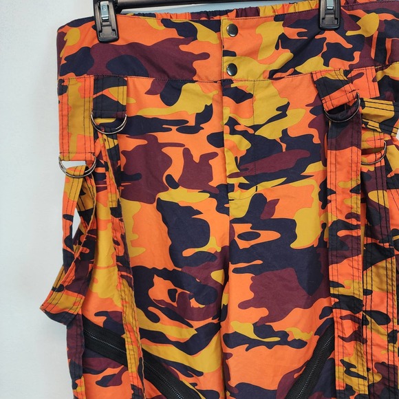 Balera Orange and Black Camouflage Pants - Picture 3 of 14
